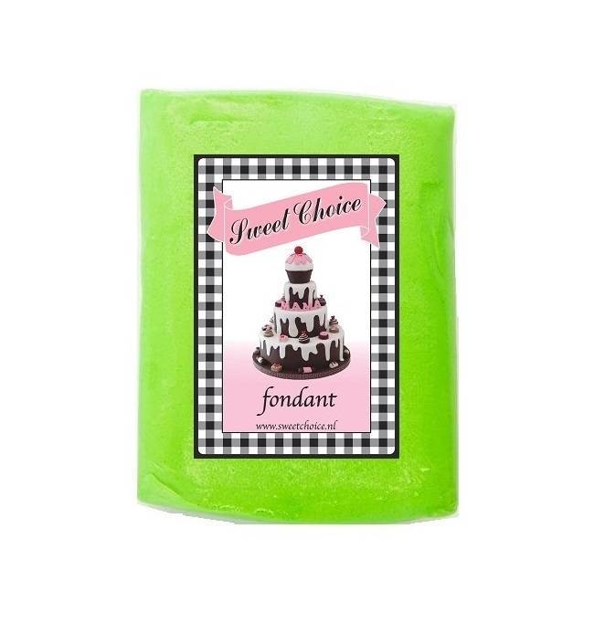 Groene fondant 250g