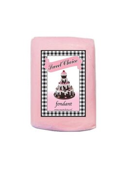 Fondant pastel roze 1000 gram