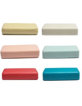 Marsepein - Blank, Wit, Pastel paars, Pastel blauw, Roze en Blauw 6x 250g