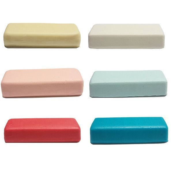 Marsepein - Blank, Wit, Pastel paars, Pastel blauw, Roze en Blauw 6x 250g