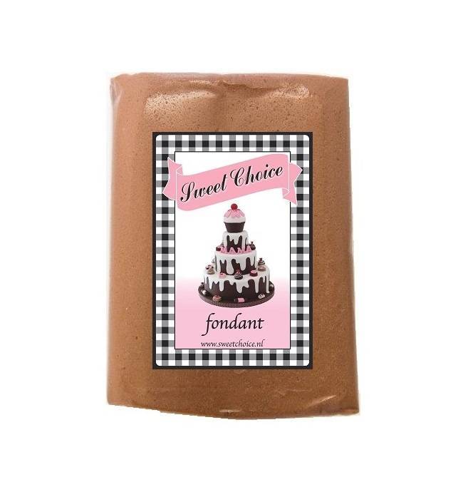 Bruine fondant 1kg (4x 250g)