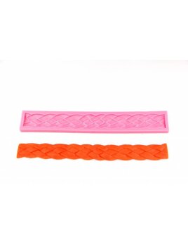 Siliconen Mal - Gevlochten rand