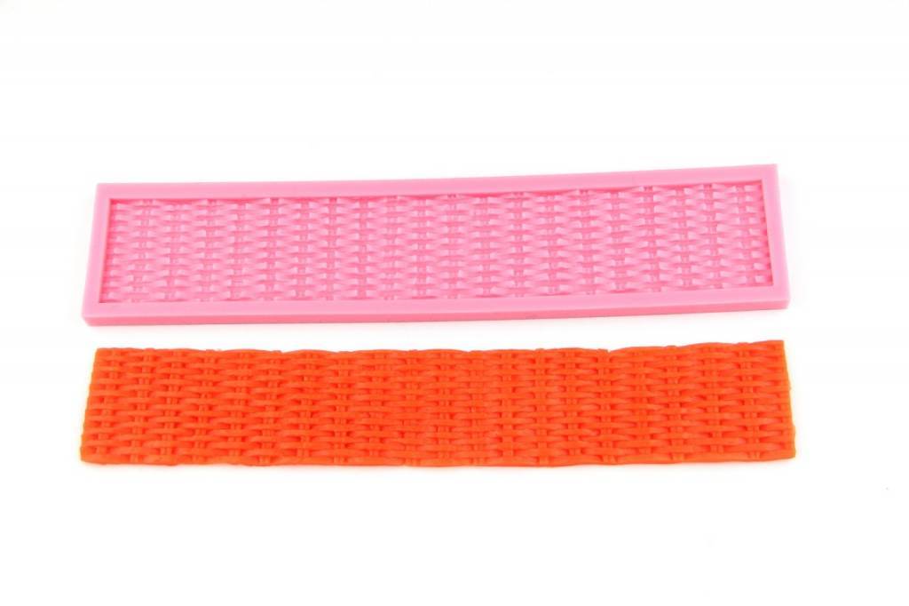 Siliconen Mal - Gevlochten Rattan-look