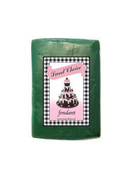 Donker groene fondant 250g (4x250g)