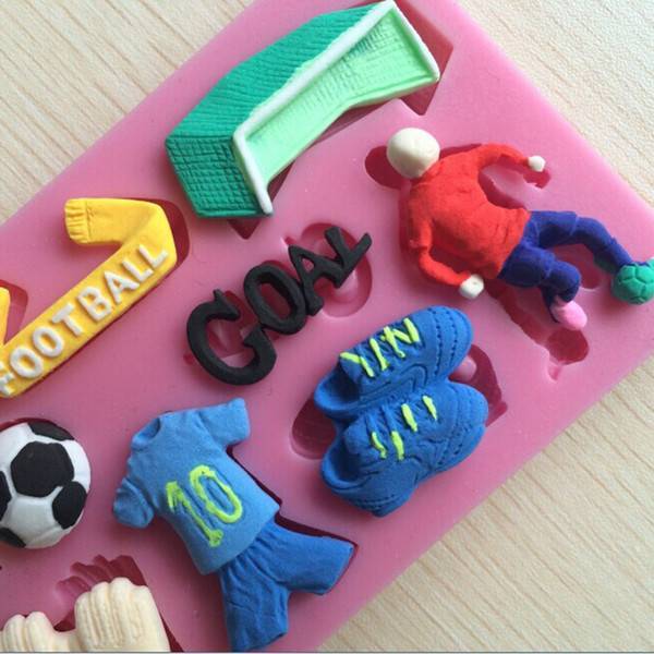 Siliconen mal - Voetbal set