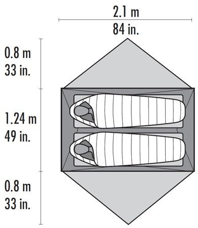 MSR Hubba Hubba™ HP + Footprint