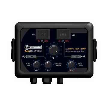 Cli-mate Twin Controller 4+4 Amp oder 12+12 Amp