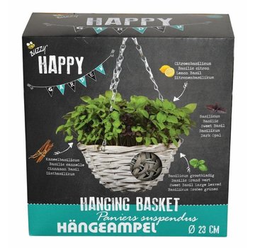 Buzzy Grow Gifts Hängender Basilikumkorb