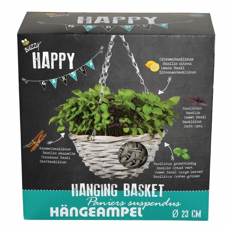Buzzy Grow Gifts Buzzy hängender Basilikumkorb Stadt Garten Store