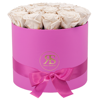 Rosuz Flowerbox Longlife Ciara Weiß