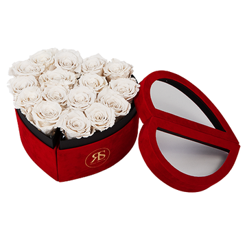 Rosuz Flowerbox Longlife Scarlet Weiß