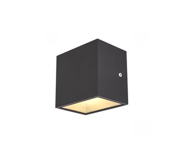 SLV Außenwandleuchte Sitra Cube - LED - anthrazit 3000k