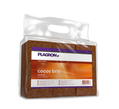 Plagron Cocos Brix Substrat 7 Liter 24 Stück Box
