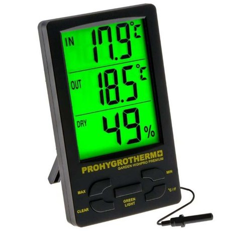 Garden Highpro Digital Thermo-Hygrometer Pro In-Out