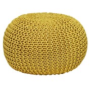 MVG Voglrieder Sitzpouf Pouf Strickhocker Strickpuff Ø 55cm PREMIUM Innen Terrasse Pool Garten nachhaltig