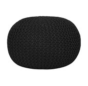 MVG Voglrieder Sitzpouf Pouf Strickhocker Strickpuff Ø 55cm PREMIUM Innen Terrasse Pool Garten nachhaltig