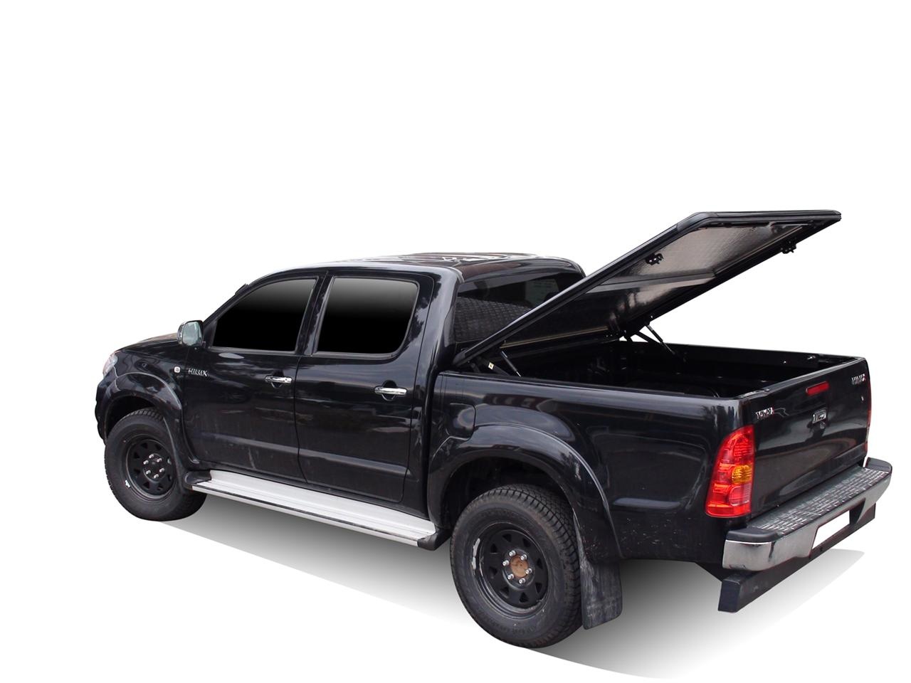 ALUMINIUM TONNEAU COVER TOYOTA HILUX DOUBLE CAB 2006+