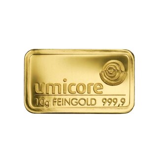 umicore Gold bar  Umicore 10 gram