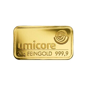 umicore Goudbaar Umicore 20 gram
