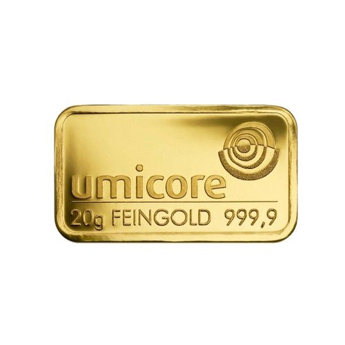 Goudbaar Umicore 20 gram Goudbaar Umicore 20 gram