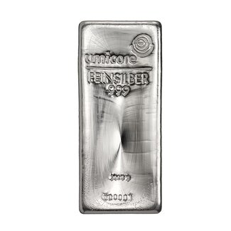 umicore Umicore silver bar 5000 gram (5 kg) 99.9%