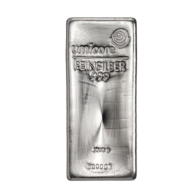 umicore Silver bar 5000 gram (5 kg.)