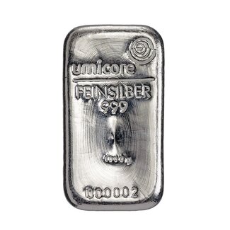 Umicore silver bar 1000 grams (1 kilo)