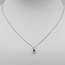 ROS  Jewel Design witgouden collier en hanger gezet met saffier en briljanten