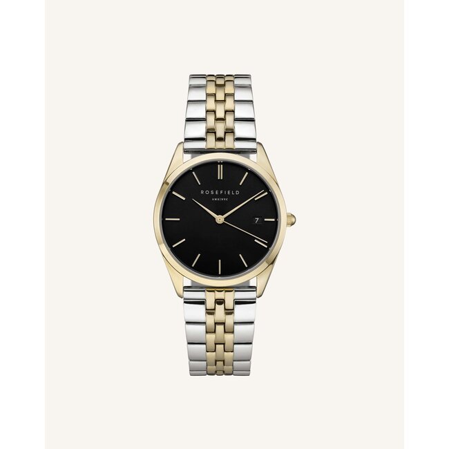 Horloge The Ace Black Silver Gold