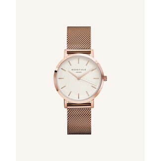 Rosefield Horloge The Tribeca White
