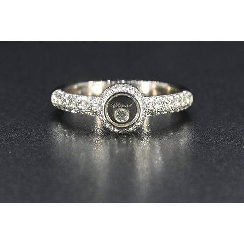 Occasion 18 krt. Chopard Happy Diamond ring Occasion 18 krt. Chopard Happy Diamond ring
