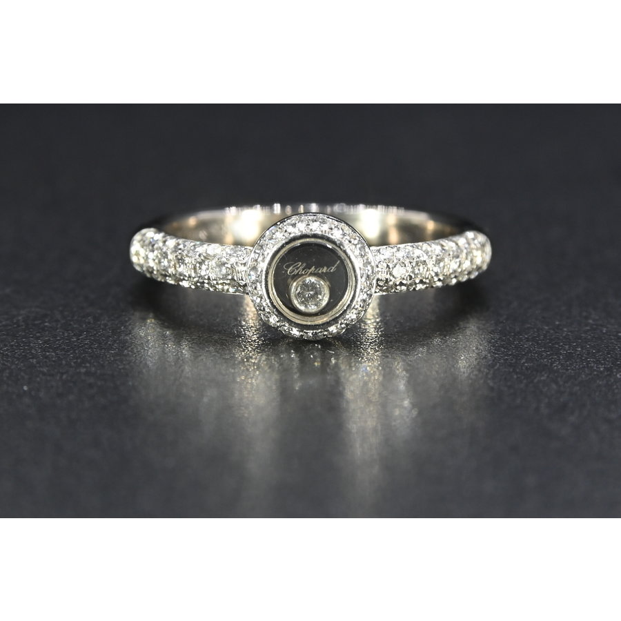 Occasion Chopard witgouden ring met Briljant