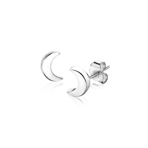 ZINZI zilveren oorknoppen halve maan glad 5,5mm ZIO1587 U.UR ZINZI zilveren oorknoppen halve maan glad 5,5mm ZIO1587 U.UR