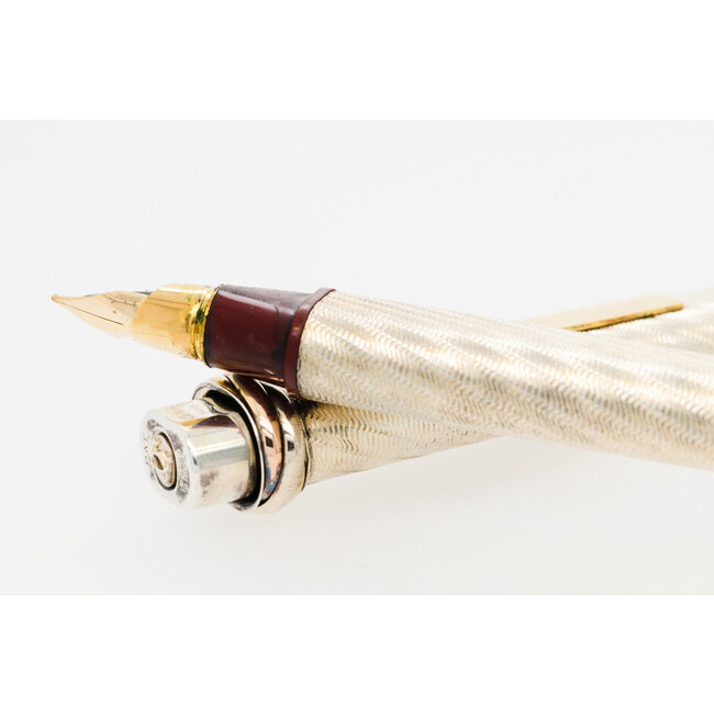 Occasion  goud zilver Cartier pen