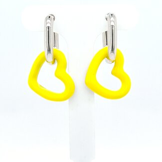 oorhanger geel hartje