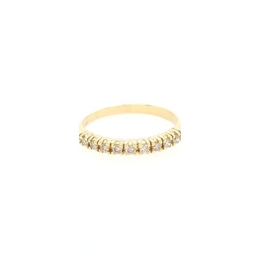 14 Karaat geel gouden ring briljanten 14 Karaat geel gouden ring briljanten