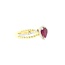 ROS  Jewel Design 18 k bicolor gouden ring met robijn en briljanten