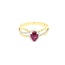 ROS  Jewel Design 18 k bicolor gouden ring met robijn en briljanten