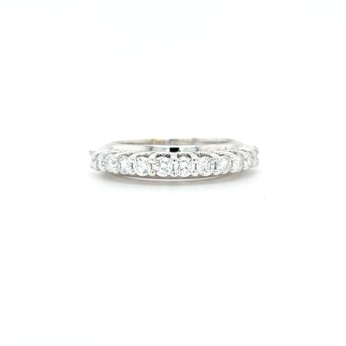 Occasion 14 krt. white gold ring with brilliant cut diamonds Occasion 14 krt. white gold ring with brilliant cut diamonds