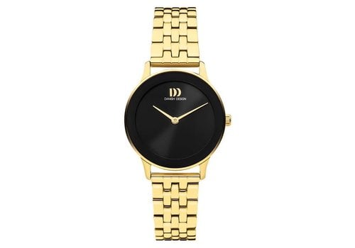  DANISH DESIGN IV99Q1288 NOSTALGI 1988 BLACK LINK  dames horloge 