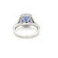 ROS  Jewel Design 18 karaat witgouden ring gezet met Saffier en Briljanten