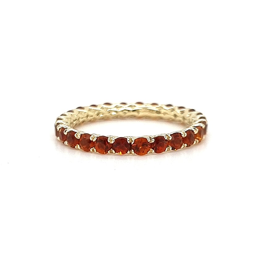 14 krt. yellow gold ring with citrine