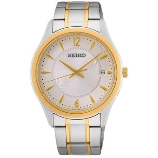 Seiko bicolour stalen horloge SUR468P1