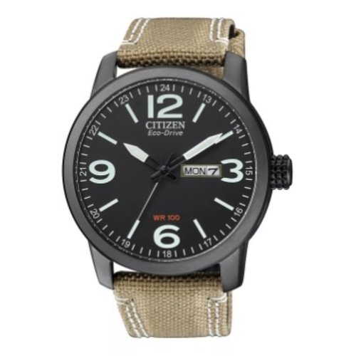Citizen horloge met nylonband BM8476-23E Citizen horloge met nylonband BM8476-23E