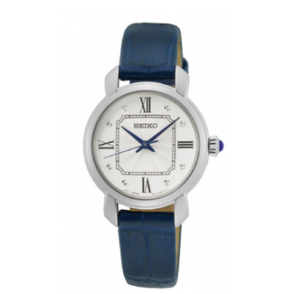 Seiko Seiko watch with blue watch strap SUR497P2
