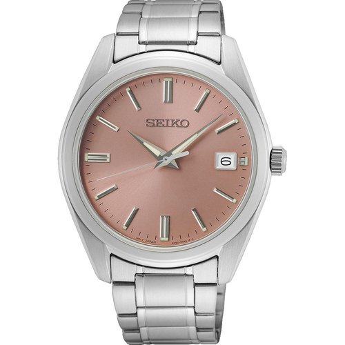 Seiko SEIKO SUR523P1 ROZE WIJZERPLAAT 100M BBH. Seiko SEIKO SUR523P1 ROZE WIJZERPLAAT 100M BBH.