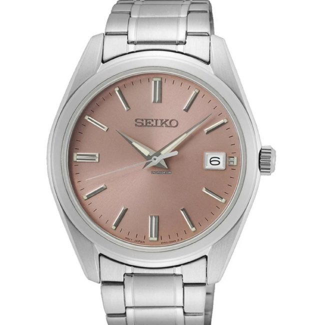 Seiko SEIKO SUR529P1 ROZE WIJZERPLAAT 100M BBH.