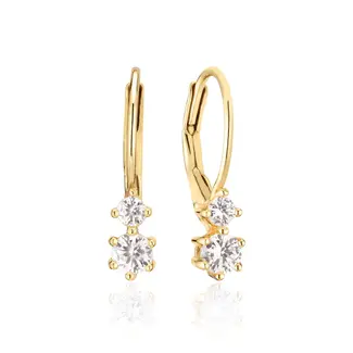 SIF JAKOBS oorbellen met zirkonia Rimini
