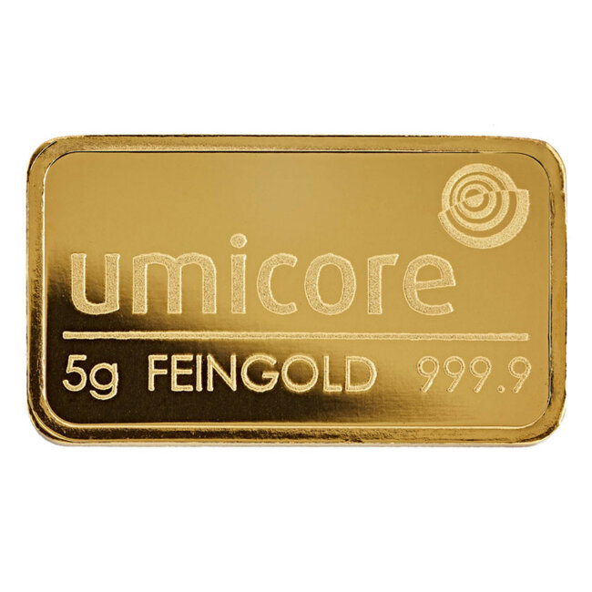 umicore Gold bar Umicore 5 gram