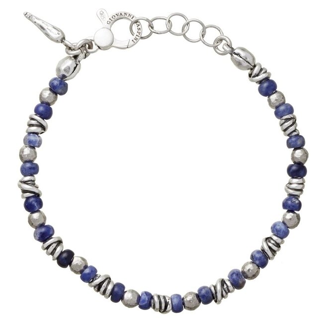 GIOVANNI RASPINI GR10841L rio sodalite armband 21cm (925)zilver